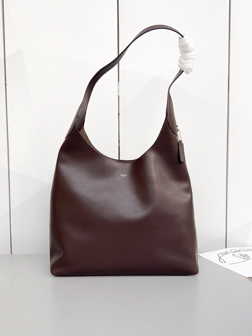 Coach Brown Leather Hobo Bag